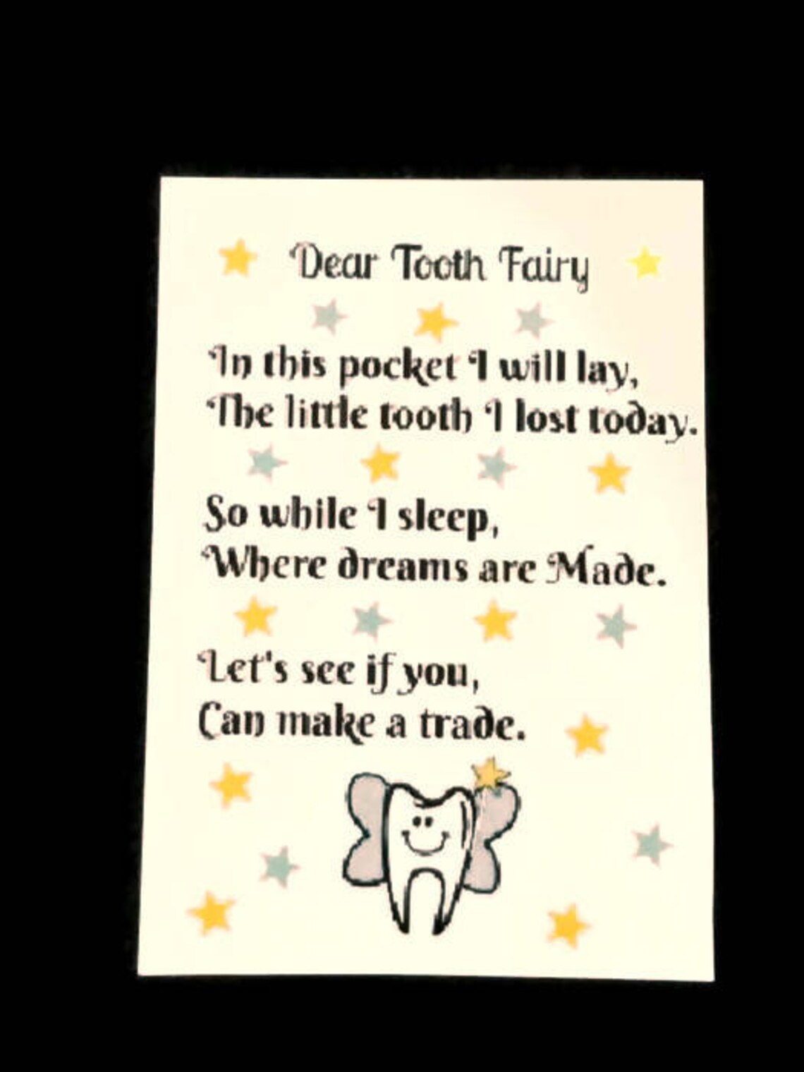 Tooth Fairy Pillow Tooth Fairy Tooth Fairy Pillow Girl Etsy