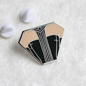 Black Dress Inspired // Fireside // Collectible Lapel Pin // Hard Enamel Pin