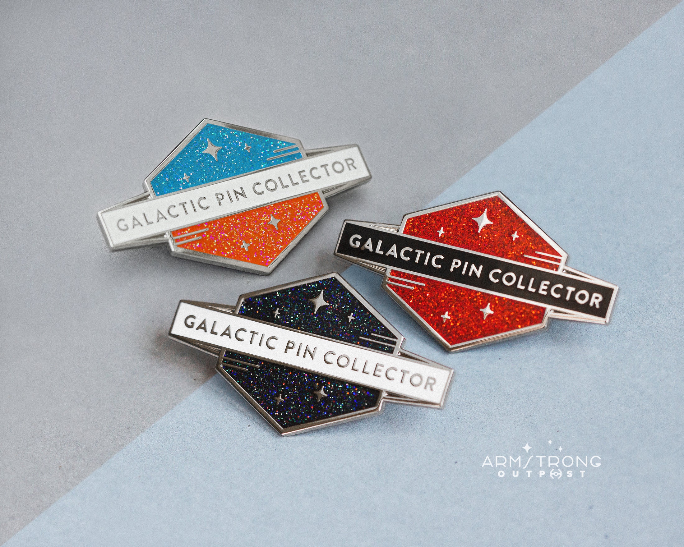 Galactic Pin Collector // Enamel Pin // 2 Inch Lapel Pin // A Galaxy …