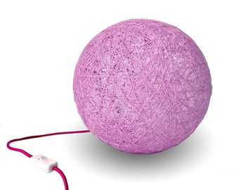 Roze vloerlamp, Scandinavische tafellamp, decoratieve vloerlamp, woonkamerlamp, Scandinavische verlichting, huisverlichting - SPHERE