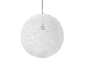 White globe pendant light, Pendant lamp nordic style, Plug in hanging light, Modern lamp, Ceiling lighting, Modern ceiling lamp - SPHERE