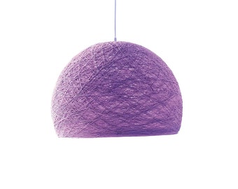 Violette skandinavische Leuchten, Dekorative Pendelleuchten, Moderne Deckenleuchte, Designlampen, Nordische Lampe - HALF SPHERE