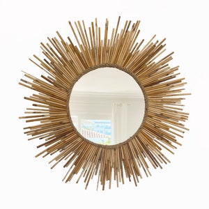 Boho mirror wall decor, Bamboo mirror, Large round mirror, Boho round mirror, Round mirror for wall, Wall mirrors - MIRROR TEXAS SAUVAGE