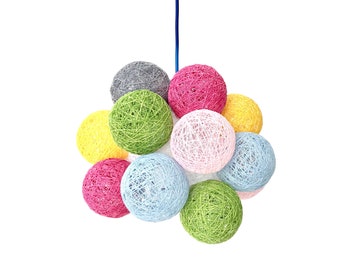 Nursery pendant lamp, Globes pendant light, Pendant light plug in, Plug in hanging lamp, Modern pendant light, Swag lamp plug in - MOLEKULAR
