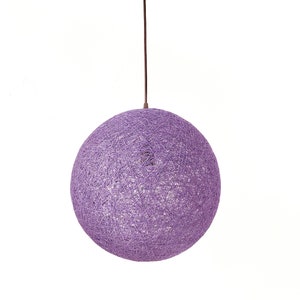 Lampada da soffitto rotonda viola, Lampada a sospensione moderna, Lampada di design, Lampada da soffitto minimalista, Plafoniera artigianale - SPHERE