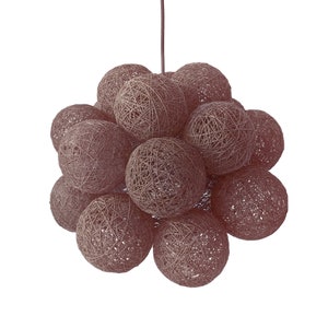 Brown nordic pendant light, Modern pendant lamp, Plug in pendant lighting, Nursery pendant light, Pendant lights - MOLEKULAR