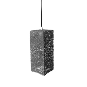 Gray pendant light, Pendant light nordic style, Scandinavian lighting, Pendant lamp, Minimalist pendant light, Ceiling lighting - PRISM