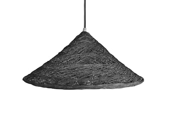 Gray pendant lamp boho style, Pendant light plug in, Pendant lights, Plug in pendant light, Modern pendant light, Lighting, - ANNAMITE