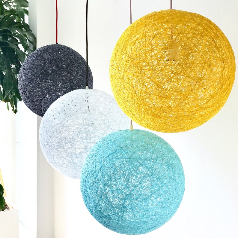 Giant Globe Pendant Light Plug in Pendant Light Large Etsy