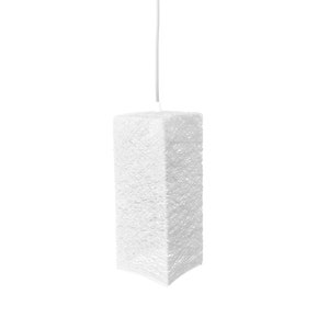 White pendant light, Pendant light nordic style, Scandinavian lighting, Pendant lamp, Minimalist pendant light, Ceiling lighting - PRISM