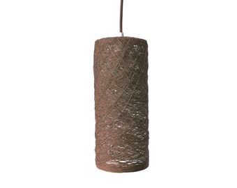 Nordic design ceiling lamp brown, Wall lamp plug in, Modern pendant light, Hanging lighting, Ceiling lamp, Industrial lighting - CYLINDER