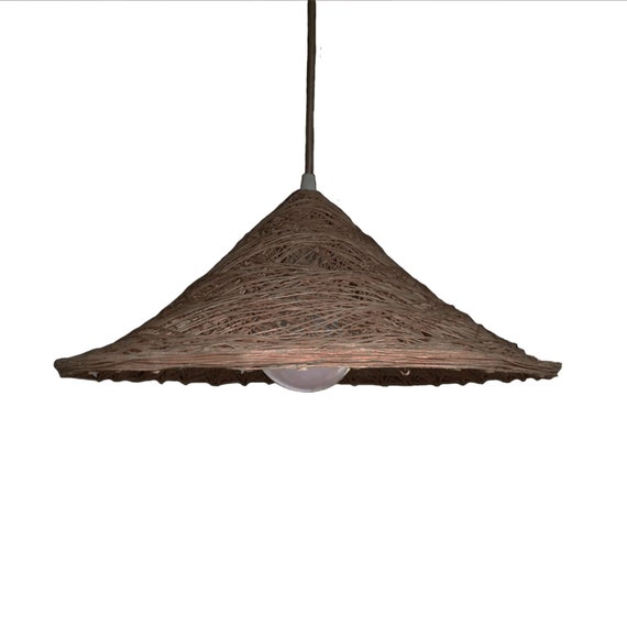 Brown Pendant Lamp Boho Style Pendant 