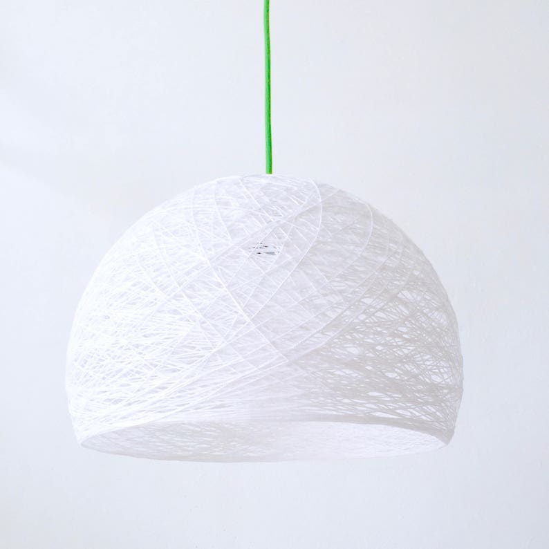 Modern hanging lamp Modern pendant light plug in Nordic style Ceiling lighting Scandinavian hanging light 24-60 cm HALF SPHERE