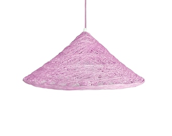 Pink pendant lamp boho style, Pendant light plug in, Pendant lights, Plug in pendant light, Modern pendant light, Lighting, - ANNAMITE