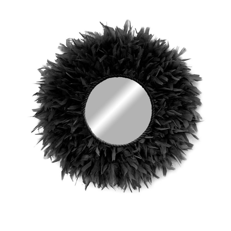 Round Mirror Wall Decor Juju Hats Mirror Juju Hat Wall Etsy