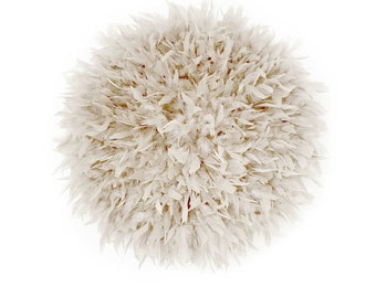 Beige juju hat, Feather wall decor, Wall decor juju hat, Natural juju hat, Jujuhat, Juju hats, Feathers wall decor, Wall decor - JUJU