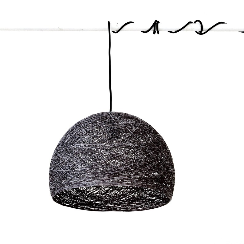 Modern hanging lamp Modern pendant light plug in Nordic style Ceiling lighting Scandinavian hanging light 24-60 cm HALF SPHERE