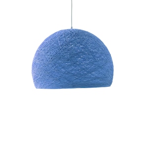 Pendant light plug in, Hanging lamp nordic style, Plug in hanging light, Swag lamp, Hanging lamp plug in, Ceiling lighting HALF SPHERE Blue