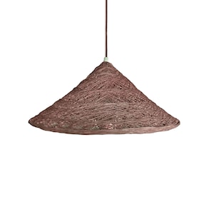 Brown pendant lamp boho style, Pendant light plug in, Pendant lights, Plug in pendant light, Modern pendant light, Lighting, - ANNAMITE