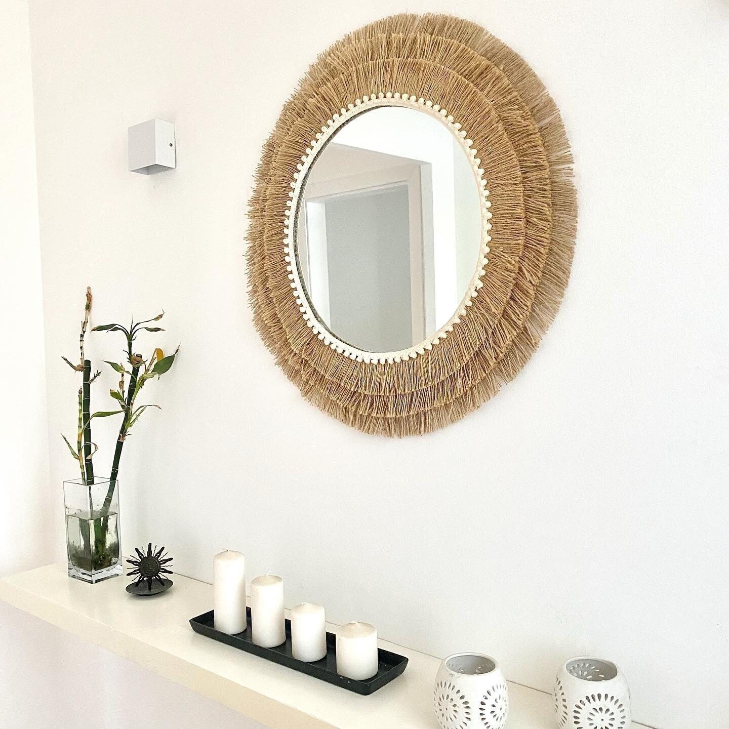 12 fotos e ideas geniales para decorar paredes con espejos redondos