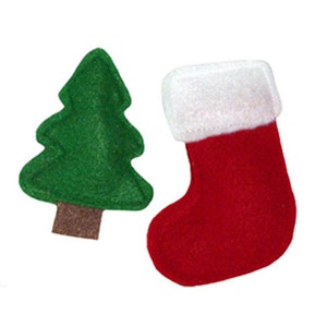 Jouets pour chats Arbre de Noël et chaussettes de Noël pour chat, cadeau pour les amoureux des chats, jouet pour chat unique et mignon, jouet d&#39;anniversaire pour chat en feutre de laine fait main