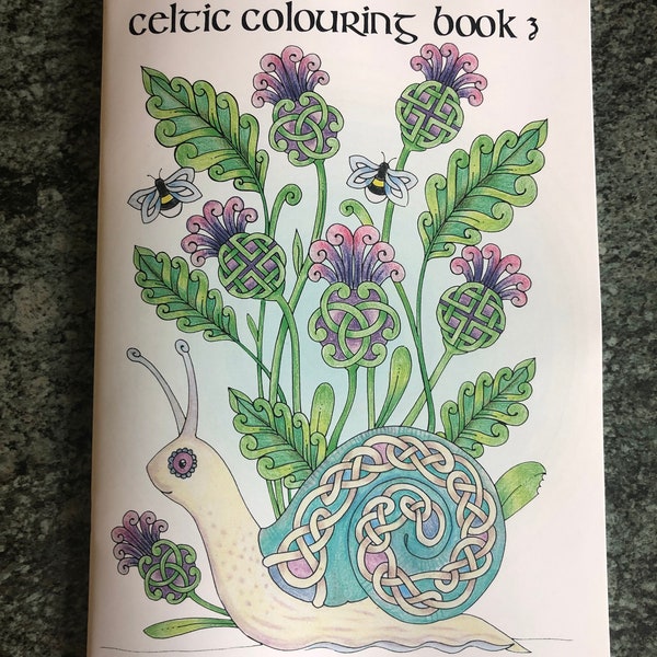 Celtic Art Colouring Book 3 ( with tote bag option )