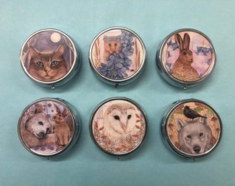 Highland Celtic Spirit Animal Pill Boxes