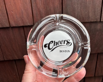 Cheers Boston Glass Ashtray 1992 TV Barware