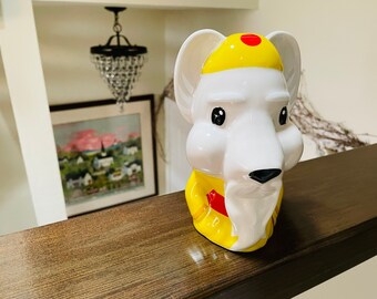 Wells Fargo Year of the Rat Coin Bank 2020 • 7x5 Ceramic Piggy Bank • Zodiac Rat Figurine Money Bank • Collectible Lunar New Year Decor