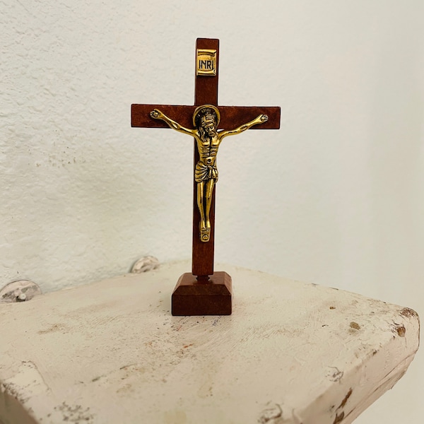 Standing Crucifix Etsy