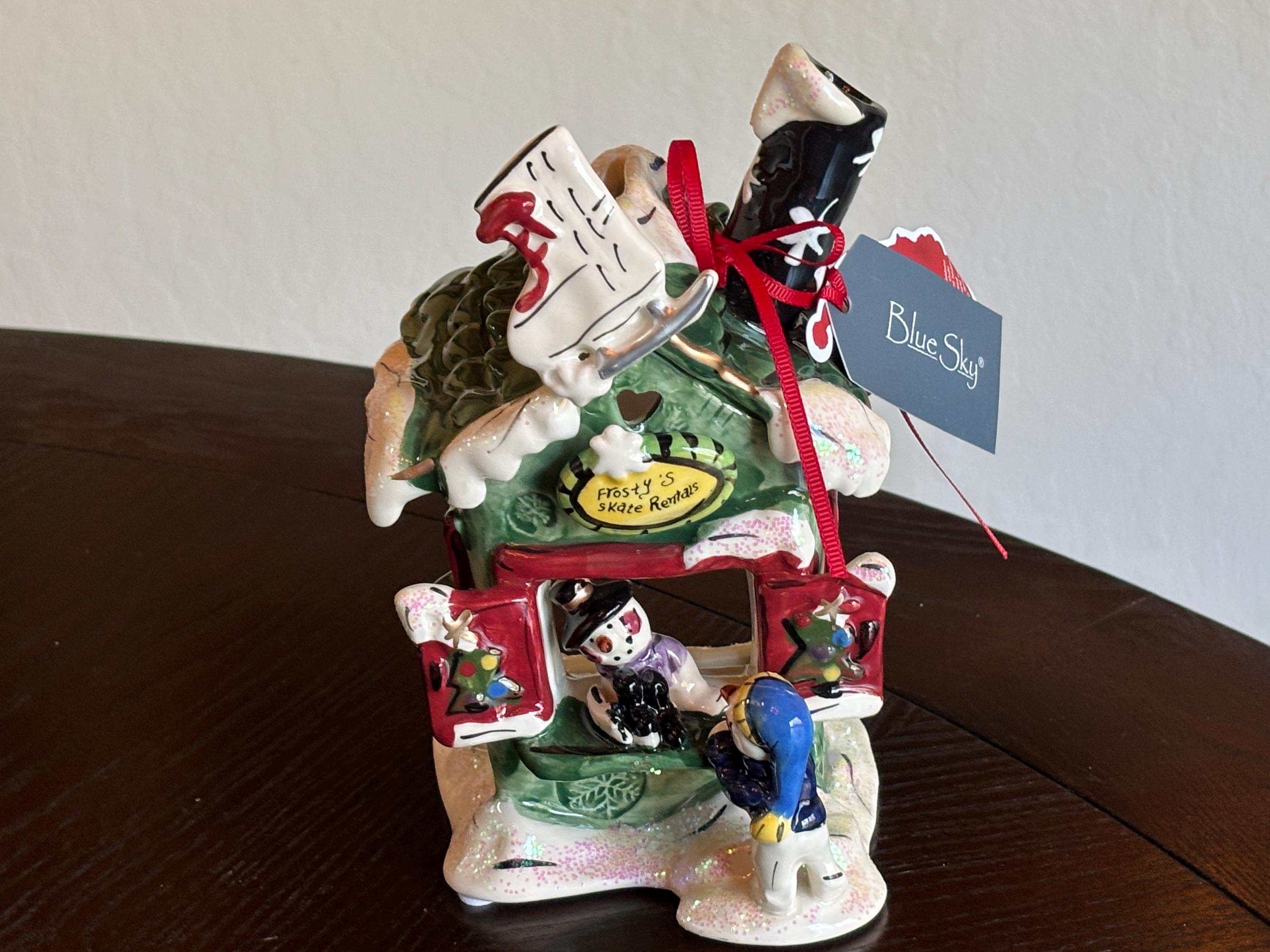 Blue Sky Clayworks Keksdose „Zitrone“ – Handbemalte Keramik-Dose Für Plätzchen & Mehr