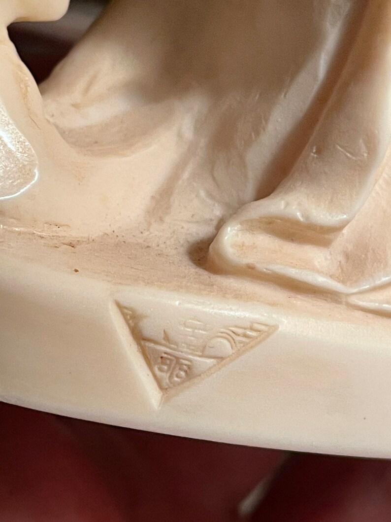 Vintage Pieta Statue Jesus and Virgin Mary Resin Sculpture Etsy