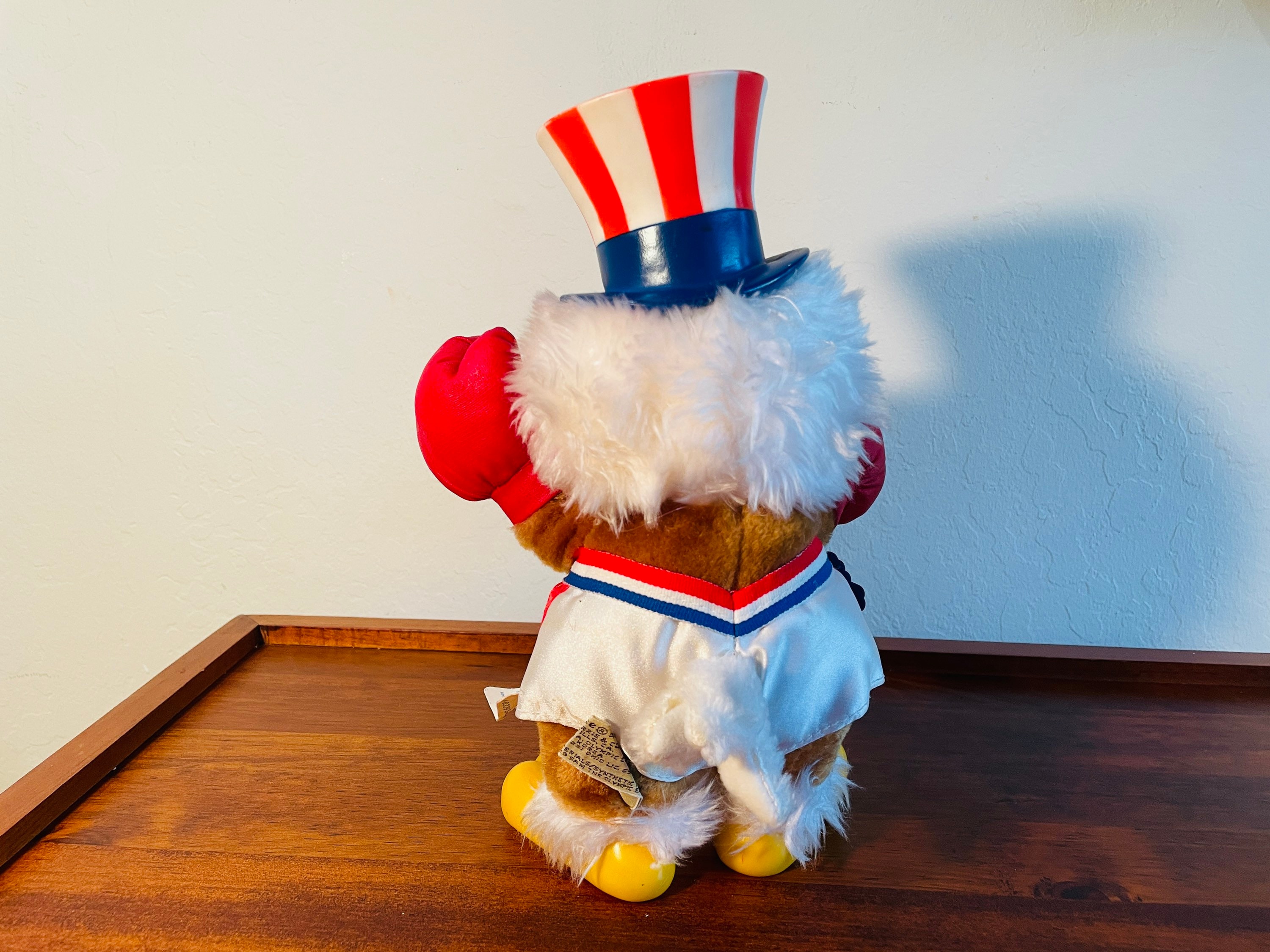 Applause 1984 USA Olympics LA Stuffed Sam the American Eagle Plush Toy with Tags