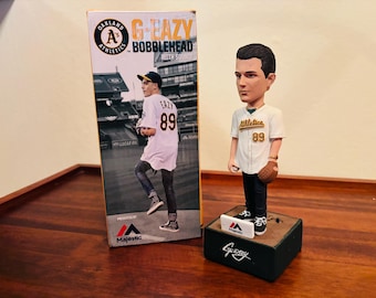 G-Eazy Oakland A’s Bobblehead | 2017 SGA Limited Edition | Rapper MLB Collectible NIB -Works 8"