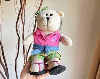 Vintage Starbucks Bearista Bear – 2nd Edition Plush Collectible, Limited Edition, Coffee Shop Plush Toy