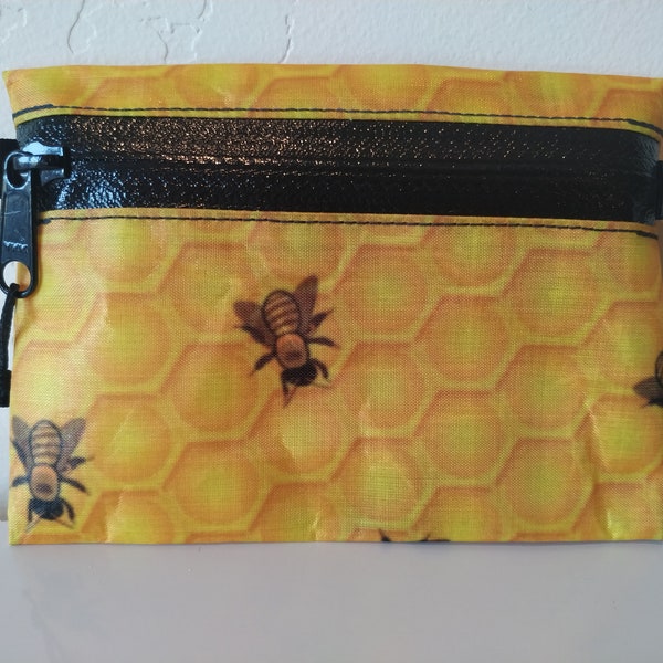 Dyneema Ultralight Wallet Zipper Pouch - Honeycomb
