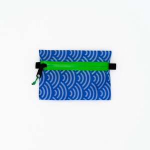 Dyneema Ultralight Wallet Zipper Pouch - Japanese Waves