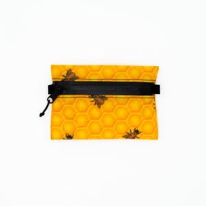 Dyneema Ultralight Wallet Zipper Pouch - Honeycomb