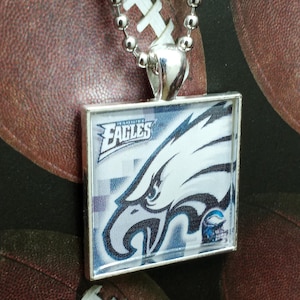 Philadelphia Eagles Football Pendant Necklace
