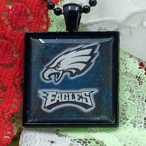 Philadelphia Eagles Football Pendant Necklace