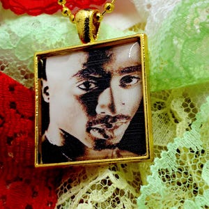 Tupac Shakur Hip Hop Rap Pendant Necklace