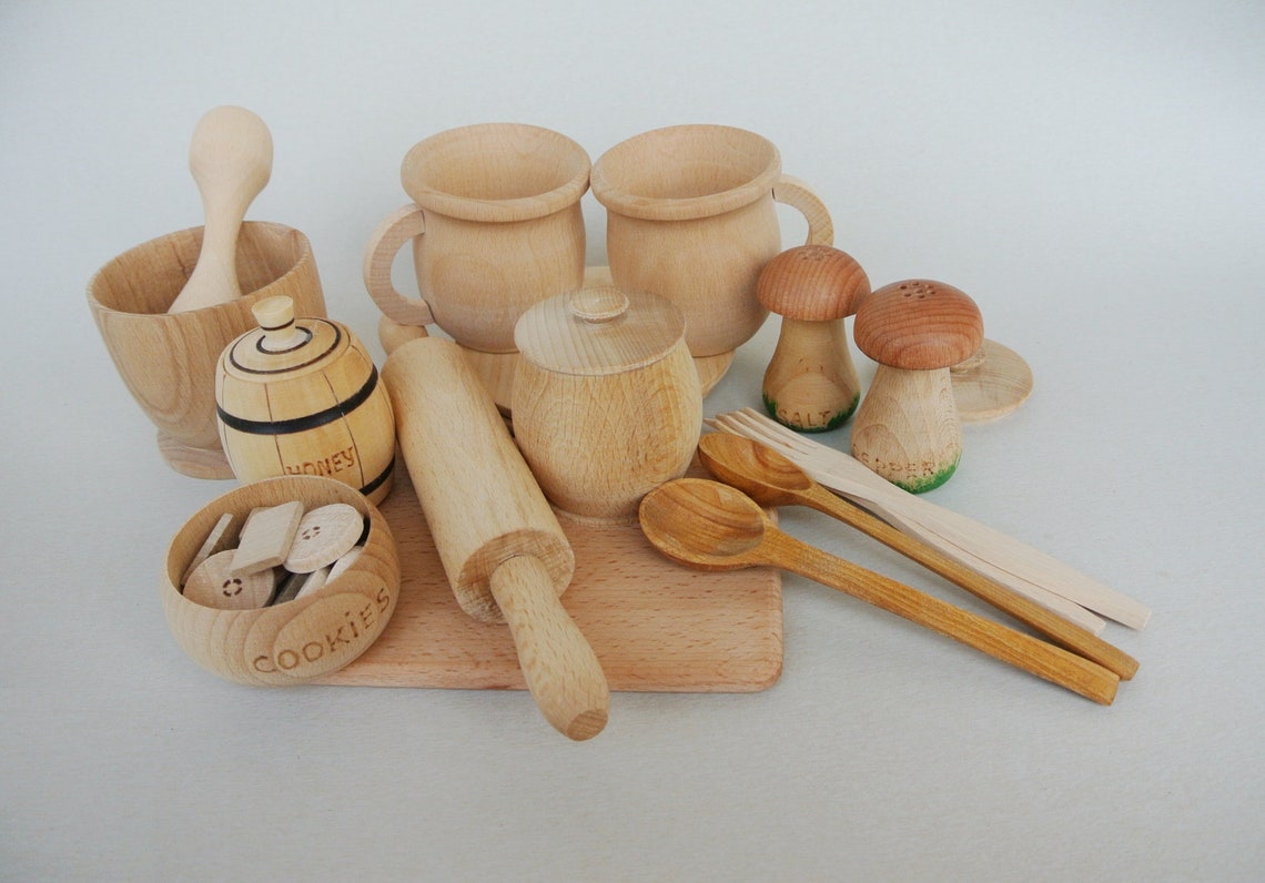 Play kitchen set. Play food. Wooden toys. Wooden food play Etsy Play kitchen set. Play food. Wooden toys. Wooden food play Etsy