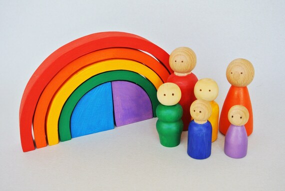 montessori rainbow toy