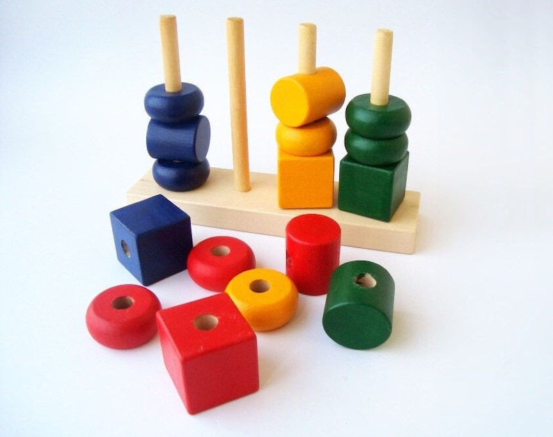 wooden shape blocks