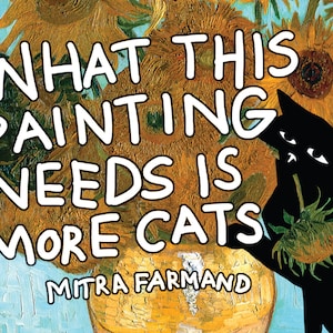 funny cats - famous paintings - funny cat book - van gogh - matisse - botticelli - picasso - hopper - hockney - wave - escher - paintings