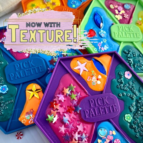 Pick Palette Skin Picking Fidget Toy Bundle Garden Texture - Etsy