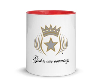 God is our covering Coffee Mugs, Inspirational Gift to give, reminder of keeping your faith ! All occasion....