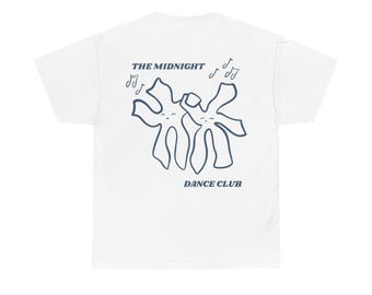 T-shirt Midnight Dance Club | T-shirt met abstracte dansers