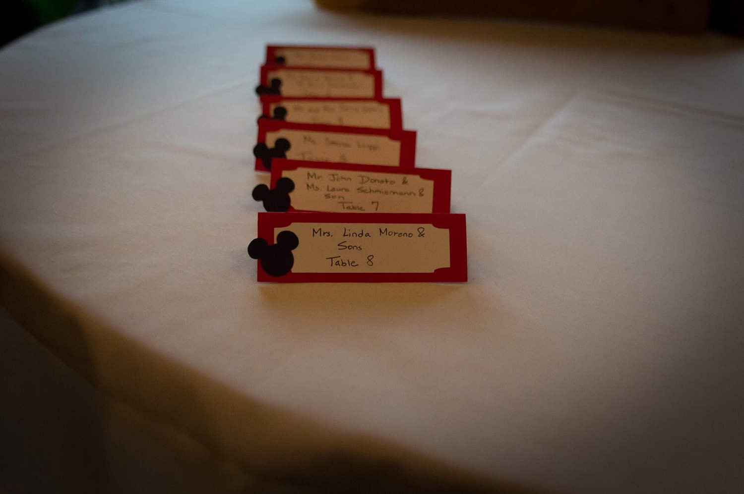 Mickey Mouse Place Cards | Etsy