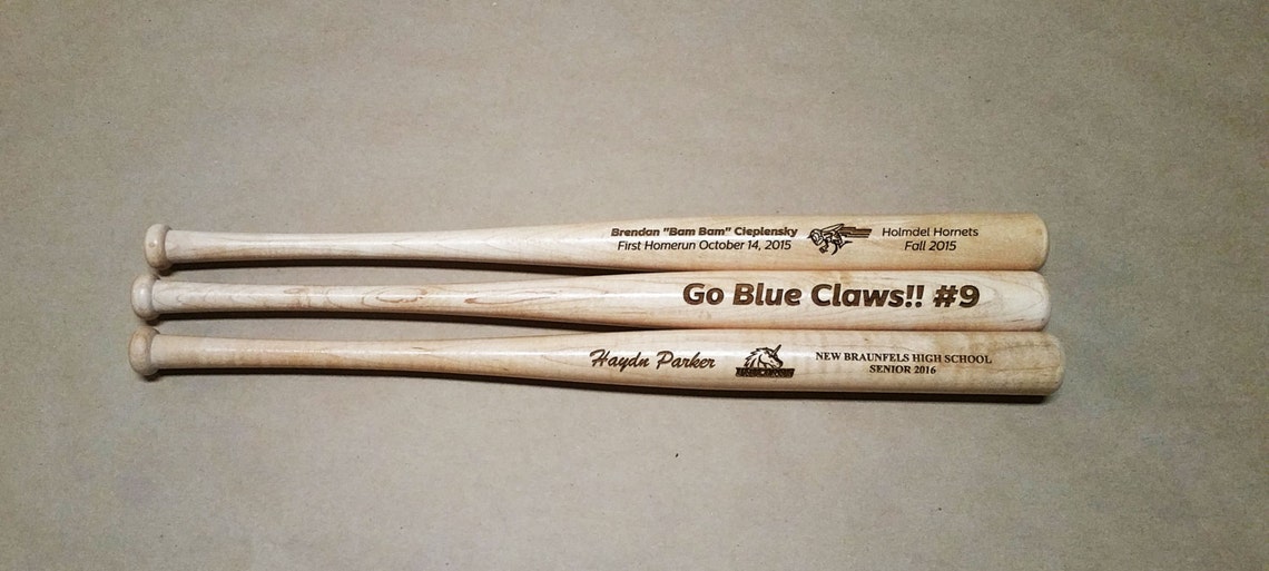 Personalized Engraved Mini Baseball Bat. Small Baseball Bat Etsy